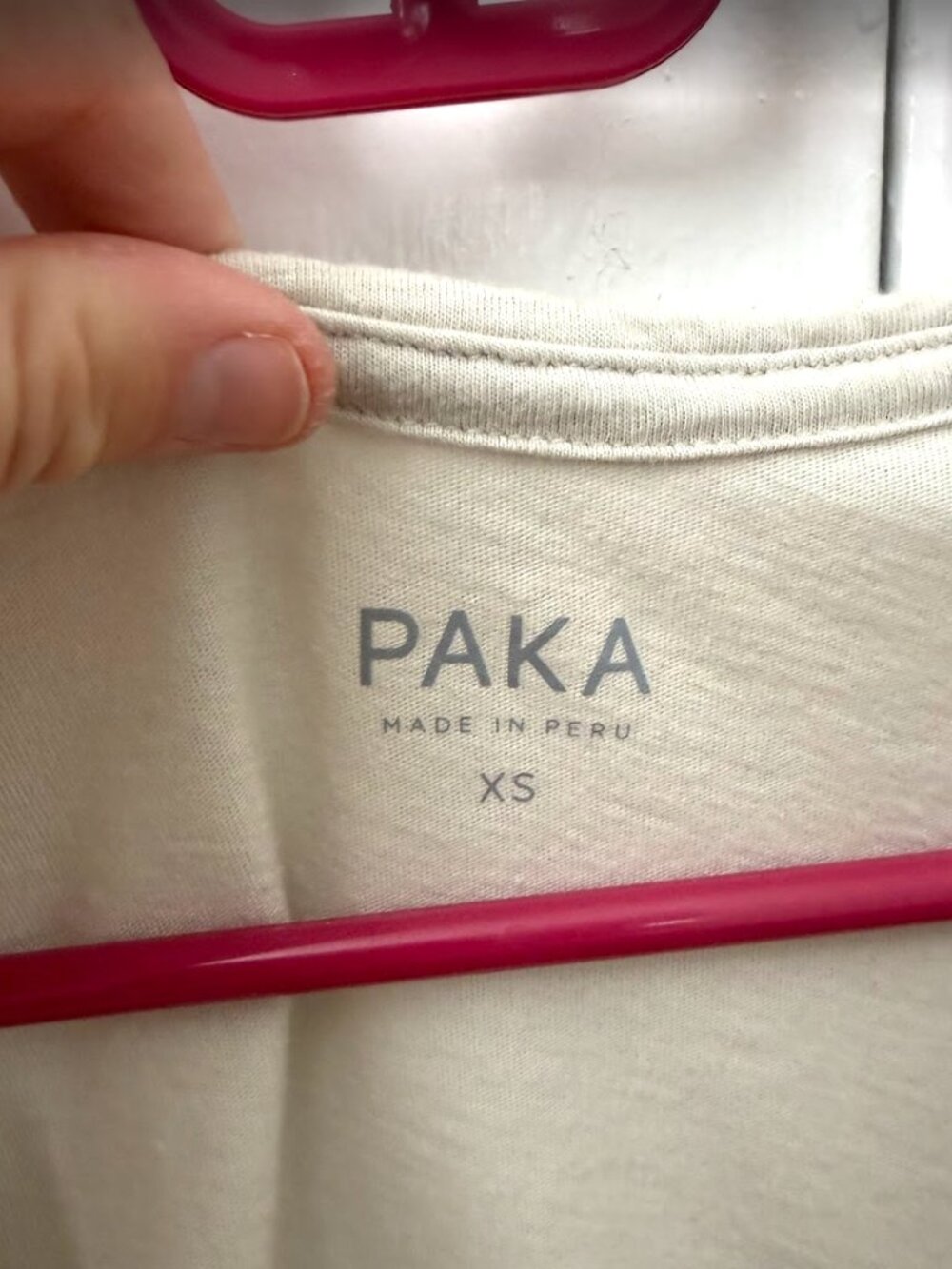 NWOT: PAKA Apparel Women's Essential V-Neck, Color: Bone, Size: XS (Never worn) - Picture 11 of 11